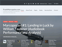 Tablet Screenshot of frankmarcopolos.com